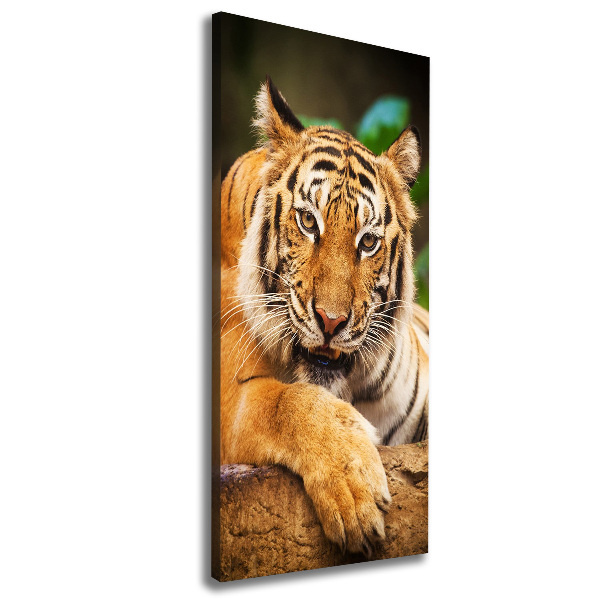 Foto leinwand vertikales Bengal-Tiger