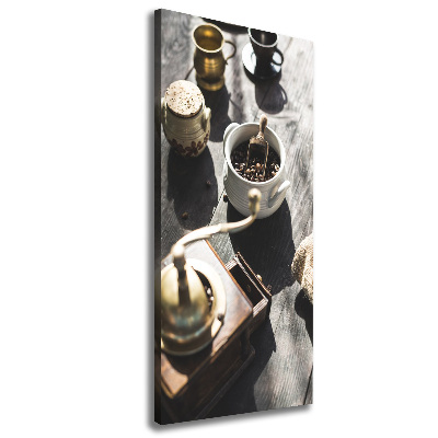 Wandbild vertikales Kaffeemühle