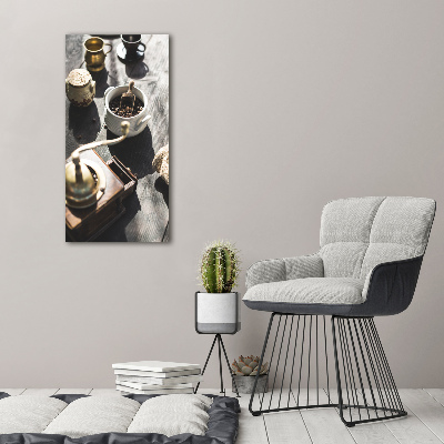 Wandbild vertikales Kaffeemühle