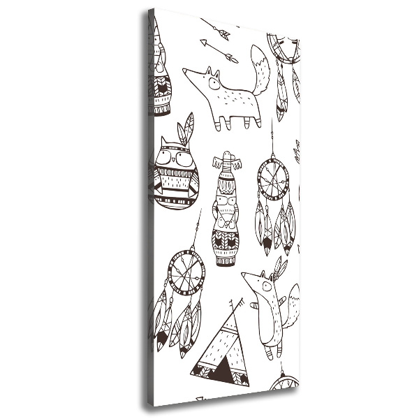 Wandbild vertikales Indischer Hintergrund