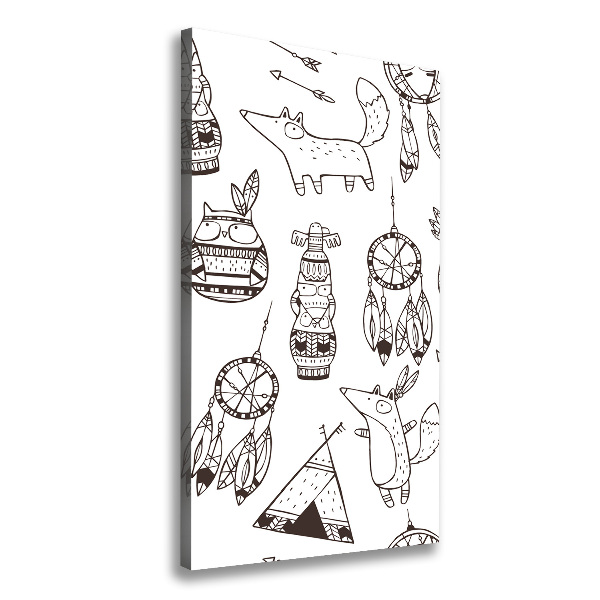 Wandbild vertikales Indischer Hintergrund