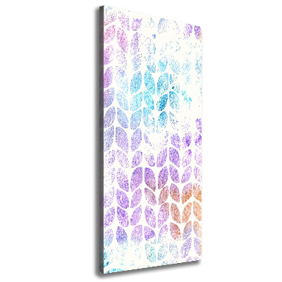 Foto auf leinwand vertikales Bunte Blätter