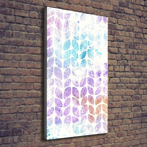 Foto auf leinwand vertikales Bunte Blätter