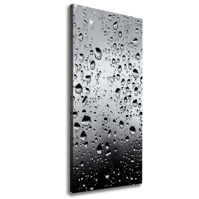 Wandbild vertikales Wassertropfen