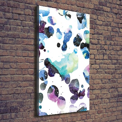 Foto auf leinwand vertikales Farbenfrohe Galaxie