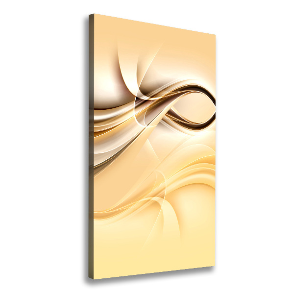 Foto auf leinwand vertikales Abstrakte Welle