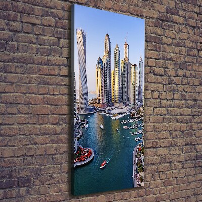 Wandbild vertikales Dubai Creek