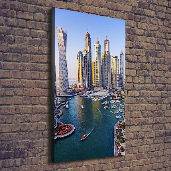 Wandbild vertikales Dubai Creek