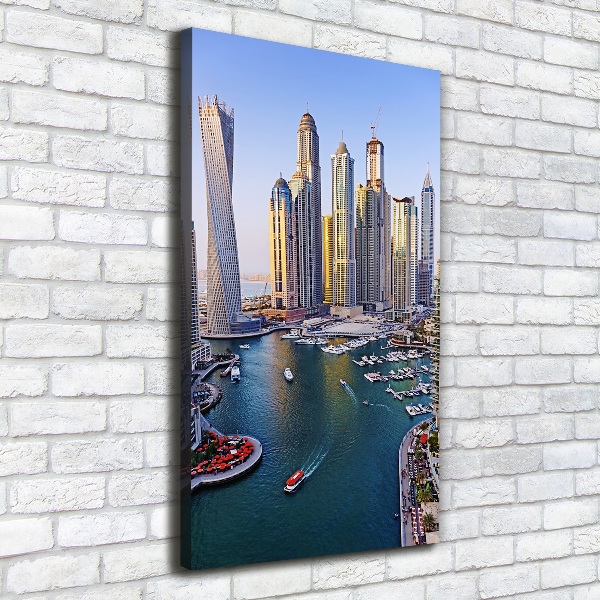 Wandbild vertikales Dubai Creek