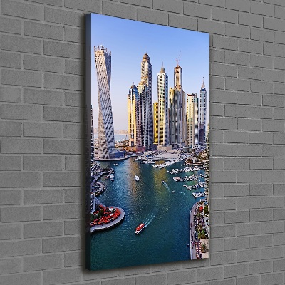 Wandbild vertikales Dubai Creek