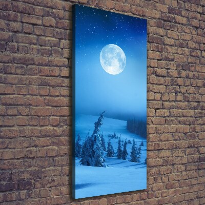 Foto auf leinwand vertikales Vollmond