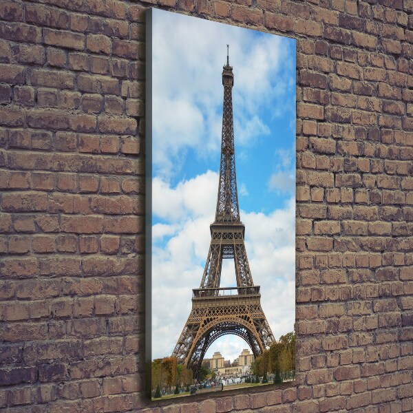 Wandbild vertikales Eiffelturm Paris