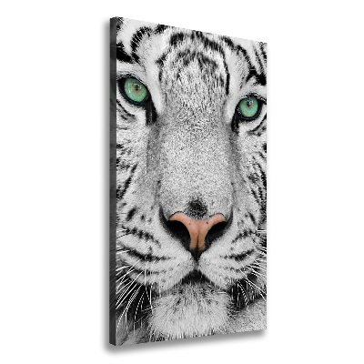 Wandbild vertikales Weißer Tiger