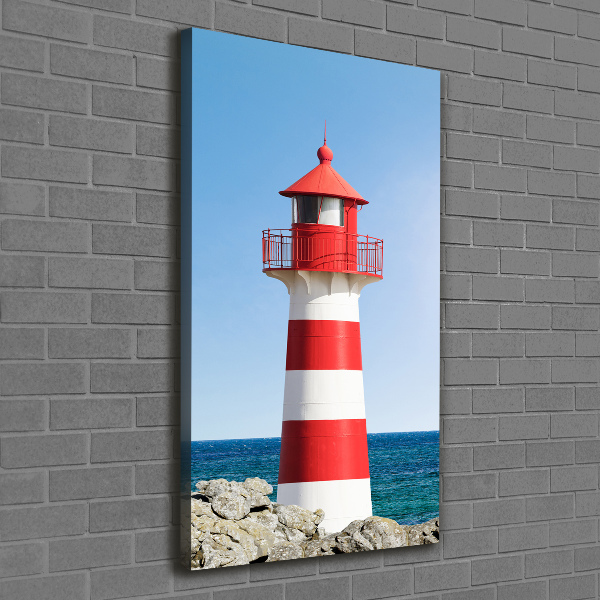 Foto auf leinwand vertikales Leuchtturm