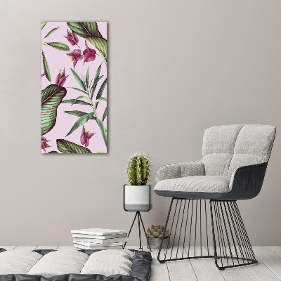 Foto auf leinwand vertikales Hawaiianisches Muster