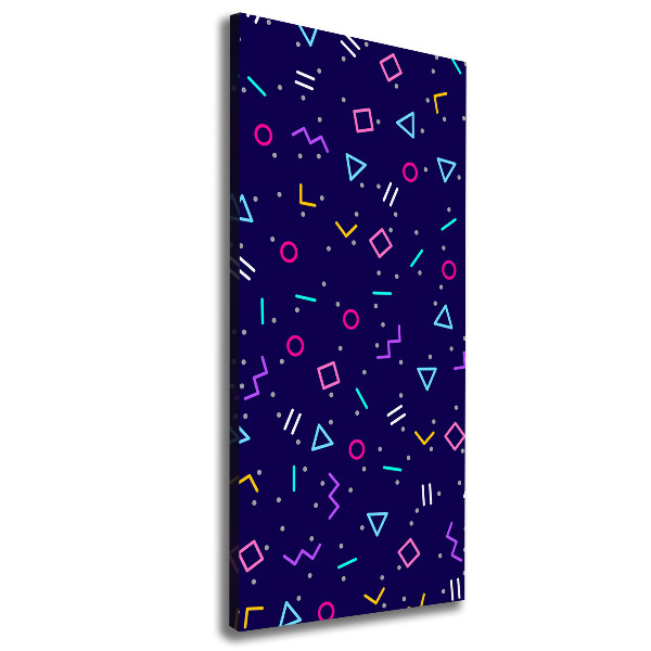 Foto auf leinwand vertikales Geometrischer Hintergrund