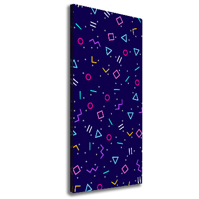 Foto auf leinwand vertikales Geometrischer Hintergrund