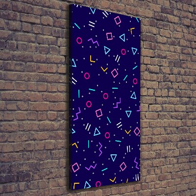 Foto auf leinwand vertikales Geometrischer Hintergrund