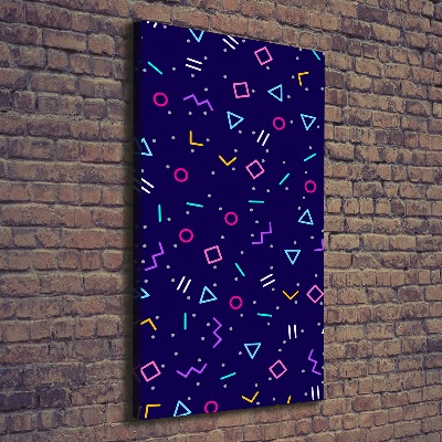 Foto auf leinwand vertikales Geometrischer Hintergrund