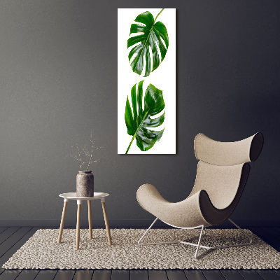 Wandbild vertikales Monstera