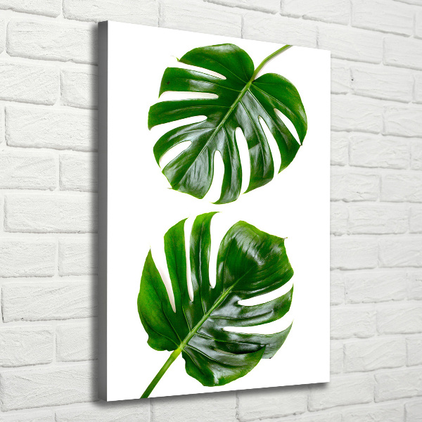 Wandbild vertikales Monstera