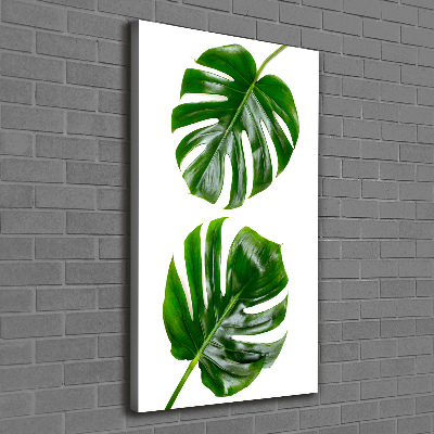 Wandbild vertikales Monstera