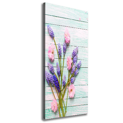 Foto auf leinwand vertikales Traubenhyazinthe