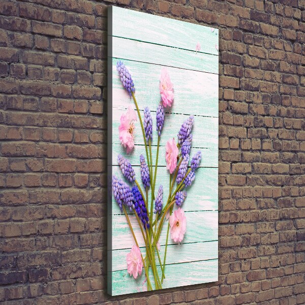 Foto auf leinwand vertikales Traubenhyazinthe