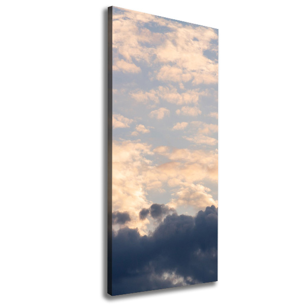 Wandbild vertikales Wolken am Himmel