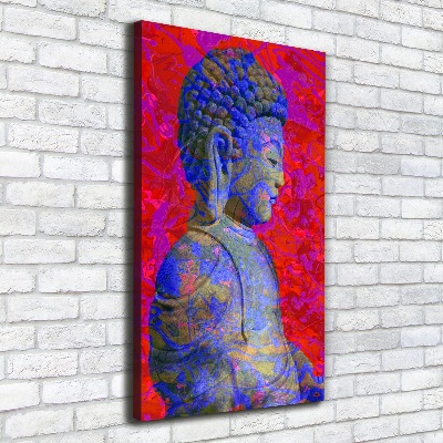 Wandbild vertikales Abstrakter Buddha