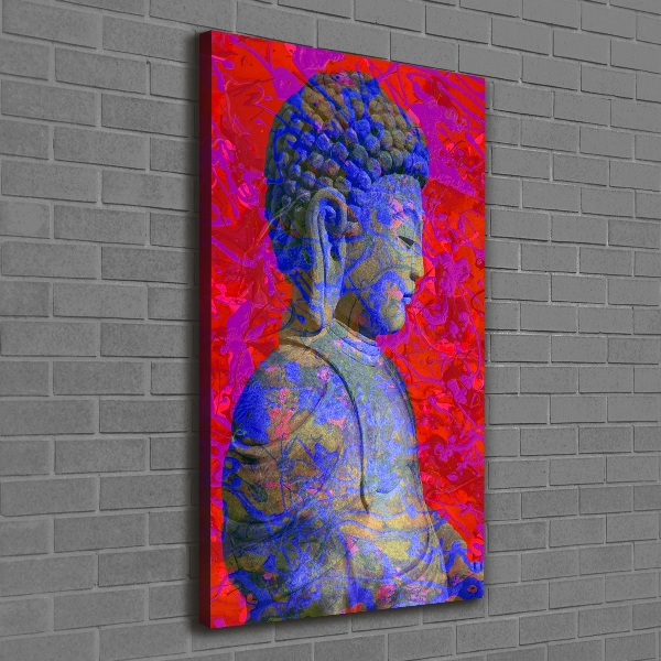 Wandbild vertikales Abstrakter Buddha
