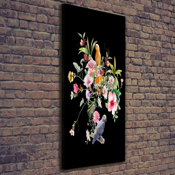 Wandbild vertikales Hawaiianisches Muster