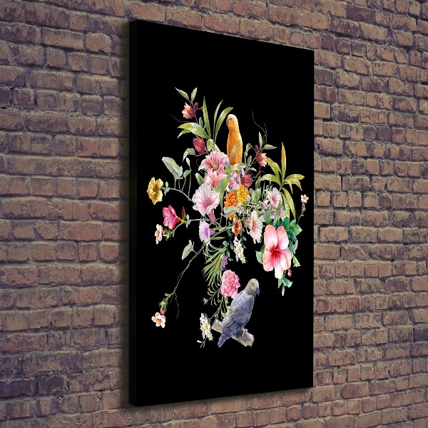 Wandbild vertikales Hawaiianisches Muster