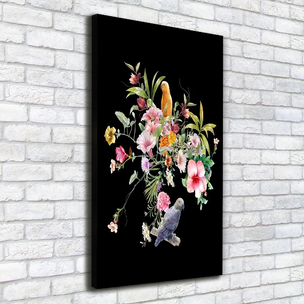 Wandbild vertikales Hawaiianisches Muster