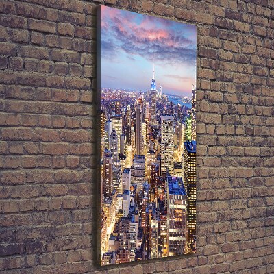 Foto leinwand vertikales New York