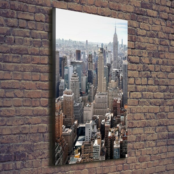 Wandbild vertikales New York