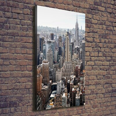 Wandbild vertikales New York