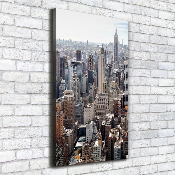 Wandbild vertikales New York