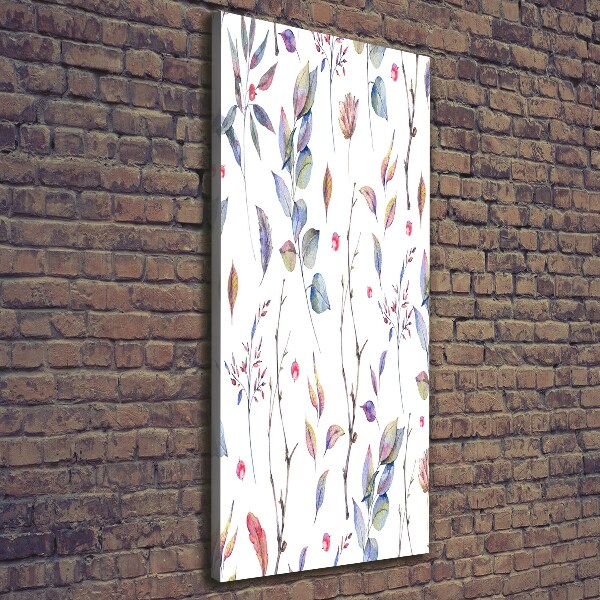 Foto auf leinwand vertikales Eukalyptusblätter