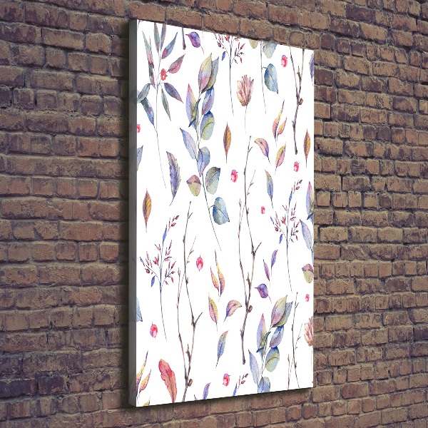 Foto auf leinwand vertikales Eukalyptusblätter