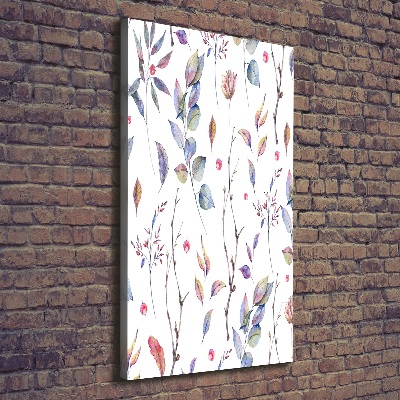 Foto auf leinwand vertikales Eukalyptusblätter