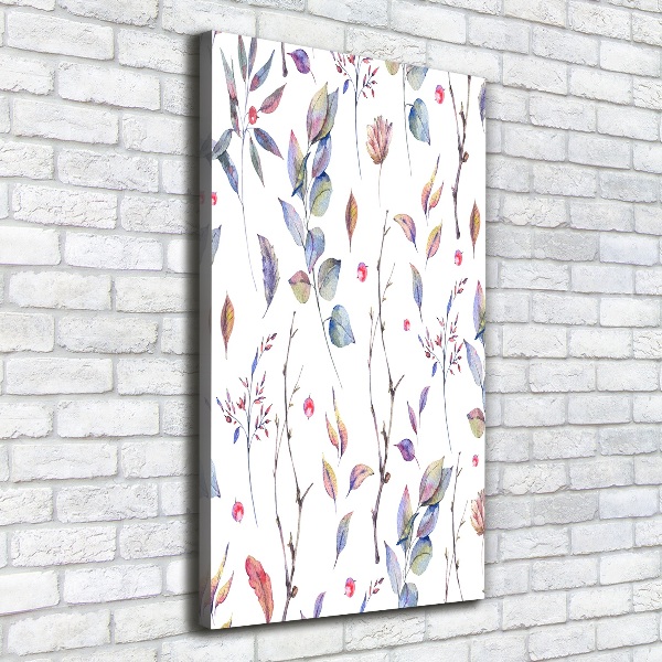 Foto auf leinwand vertikales Eukalyptusblätter