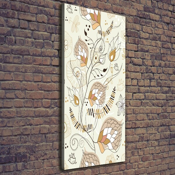 Foto leinwand vertikales Ornamente