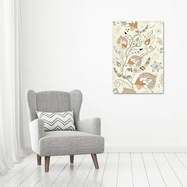 Foto leinwand vertikales Ornamente