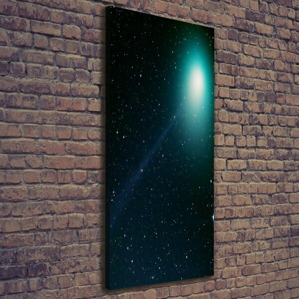 Foto leinwand vertikales Galaxis