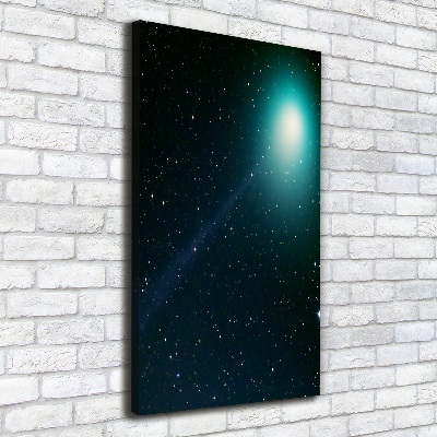 Foto leinwand vertikales Galaxis