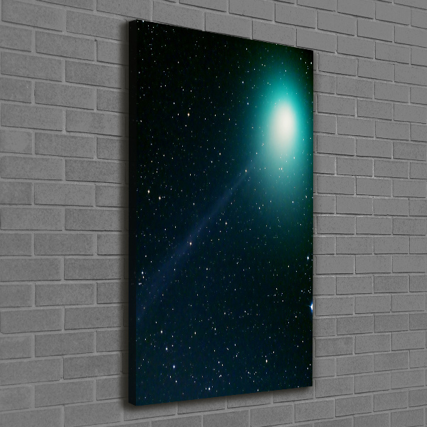 Foto leinwand vertikales Galaxis