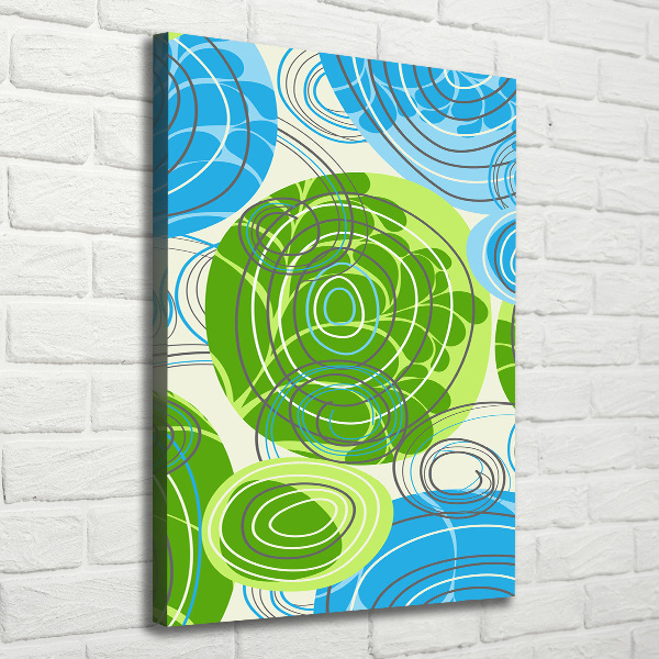 Foto auf leinwand vertikales Abstraktion