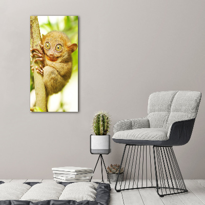 Foto leinwand vertikales Geisterkoboldmaki
