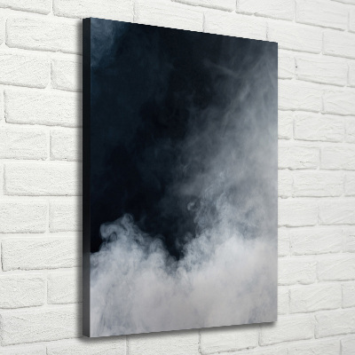 Foto leinwand vertikales Weißer Rauch